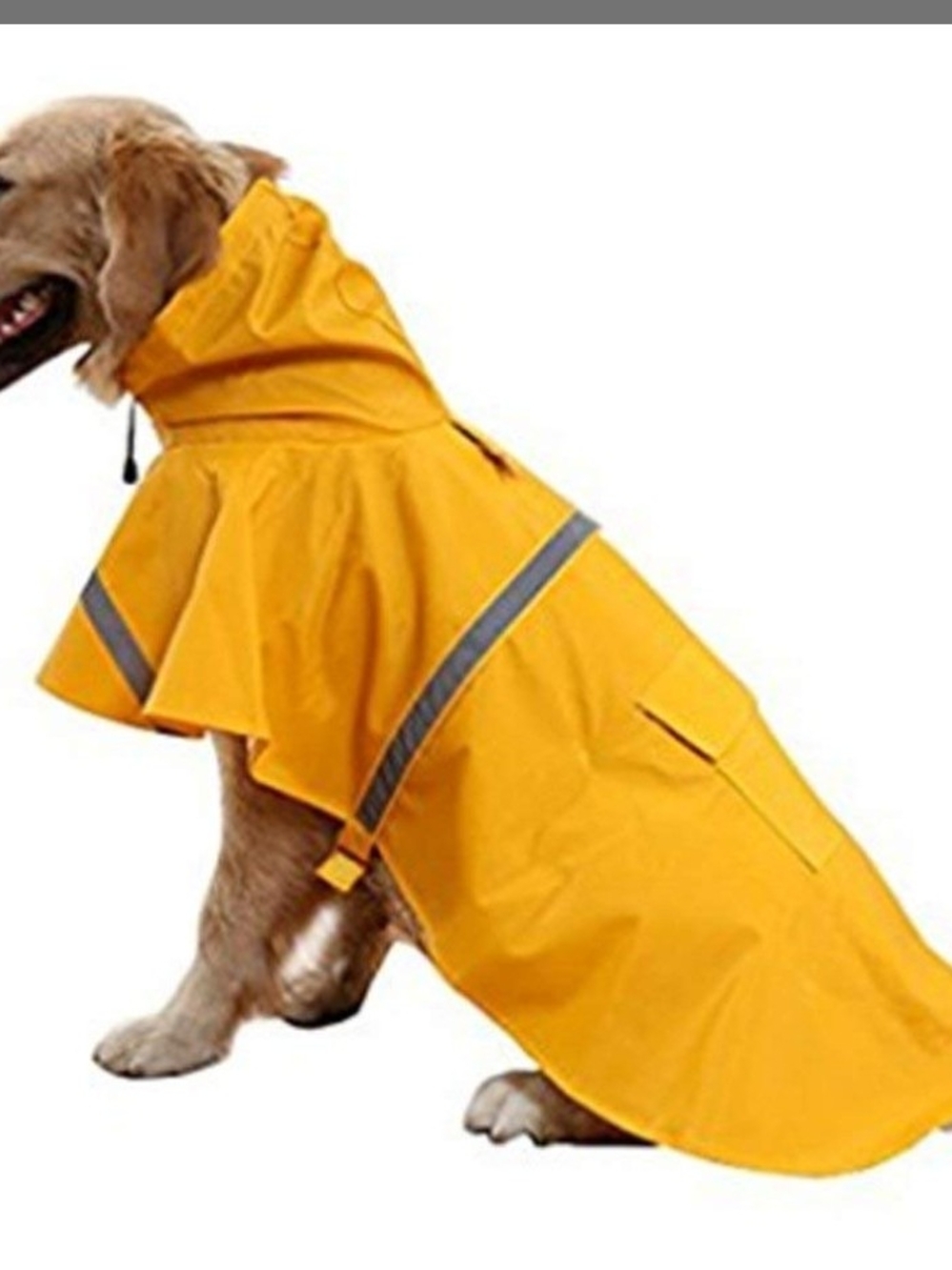 ~ Dog Raincoat Adjustable Pet Water Proof Clothes Lightweight Rain Jacket P